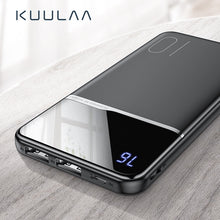 Load image into Gallery viewer, KUULAA Power Bank 10000mAh Portable Charging PowerBank 10000 mAh USB PoverBank External Battery Charger For Xiaomi Mi 9 8 iPhone
